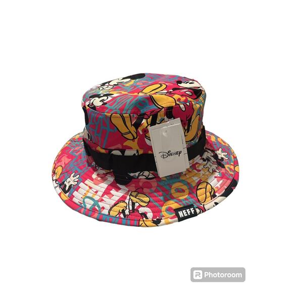 Neff X Disney Collaboration Mickey Mouse Bucket Hat Multicolor Graphic Print - Picture 2 of 3